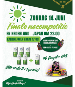 Kantine a.s. zondag om 17:00 uur open. Promoveren we?