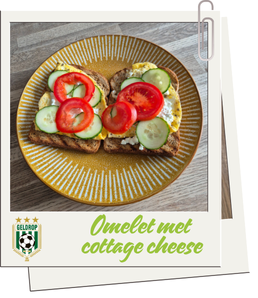 Omelet met cottage cheese