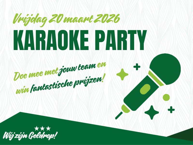 Karaoke-party; Zing mee en win geweldige prijzen!!