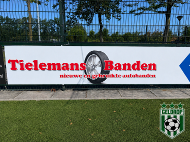 Een hartelijk welkom aan onze nieuwe bordsponsor: Tielemans Banden