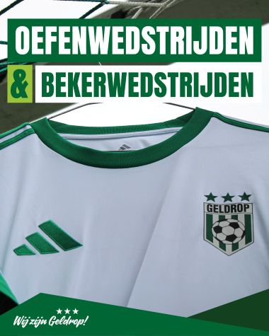 Oefen- en bekerwedstrijden selectie
