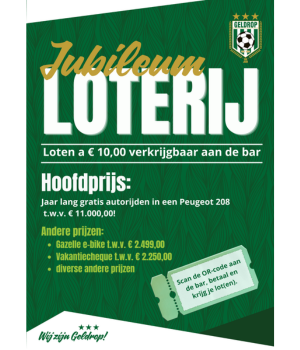 Uitslag Jubileumloterij
