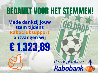 Bedankt voor jouw stem!