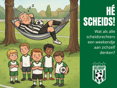 Hé scheids! Wat als alle scheidsrechters een dagje aan zichzelf denken?